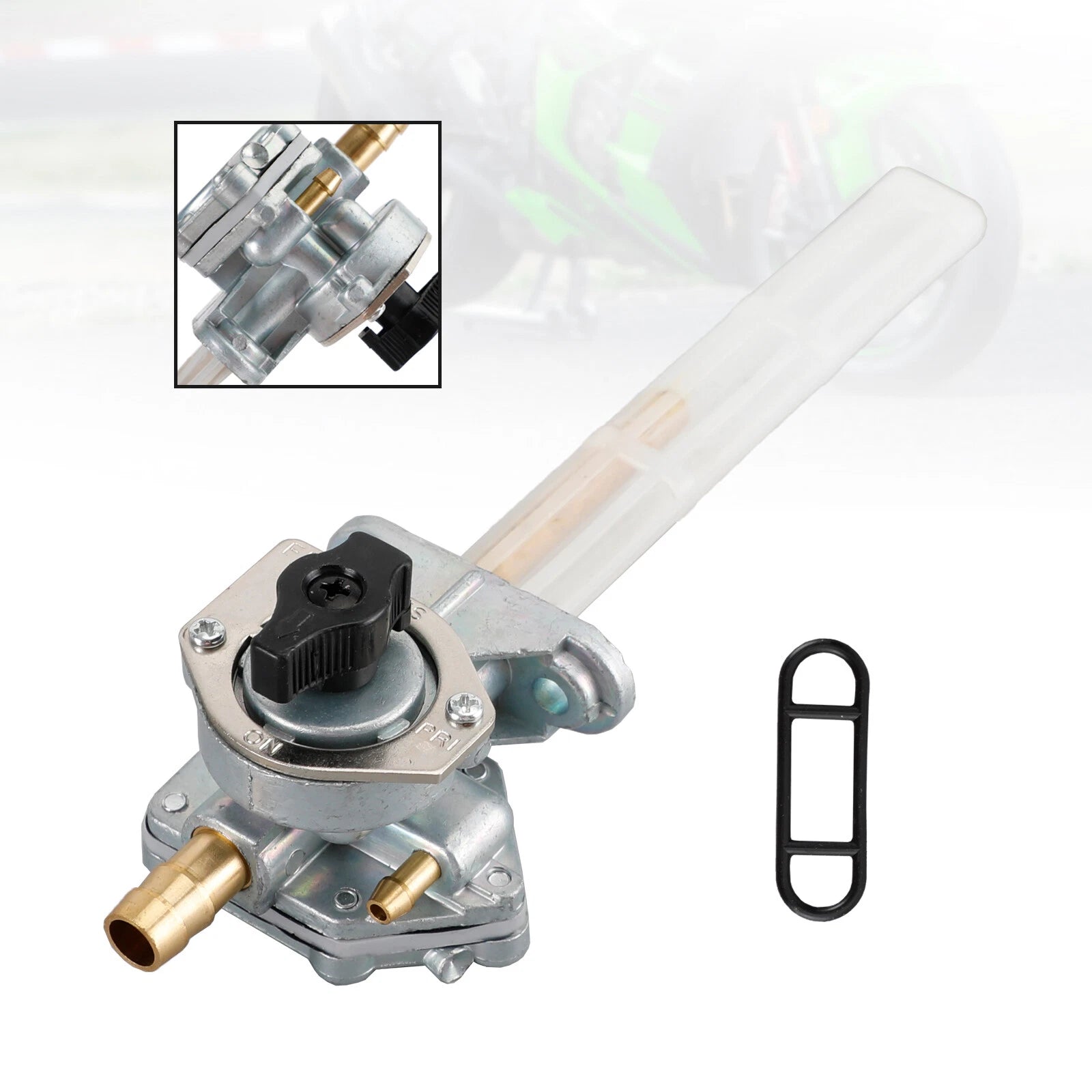 Gas Tank Fuel Cock Valve Petcock for Kawasaki VN400 VN800 (1996–2006) 51023-1219