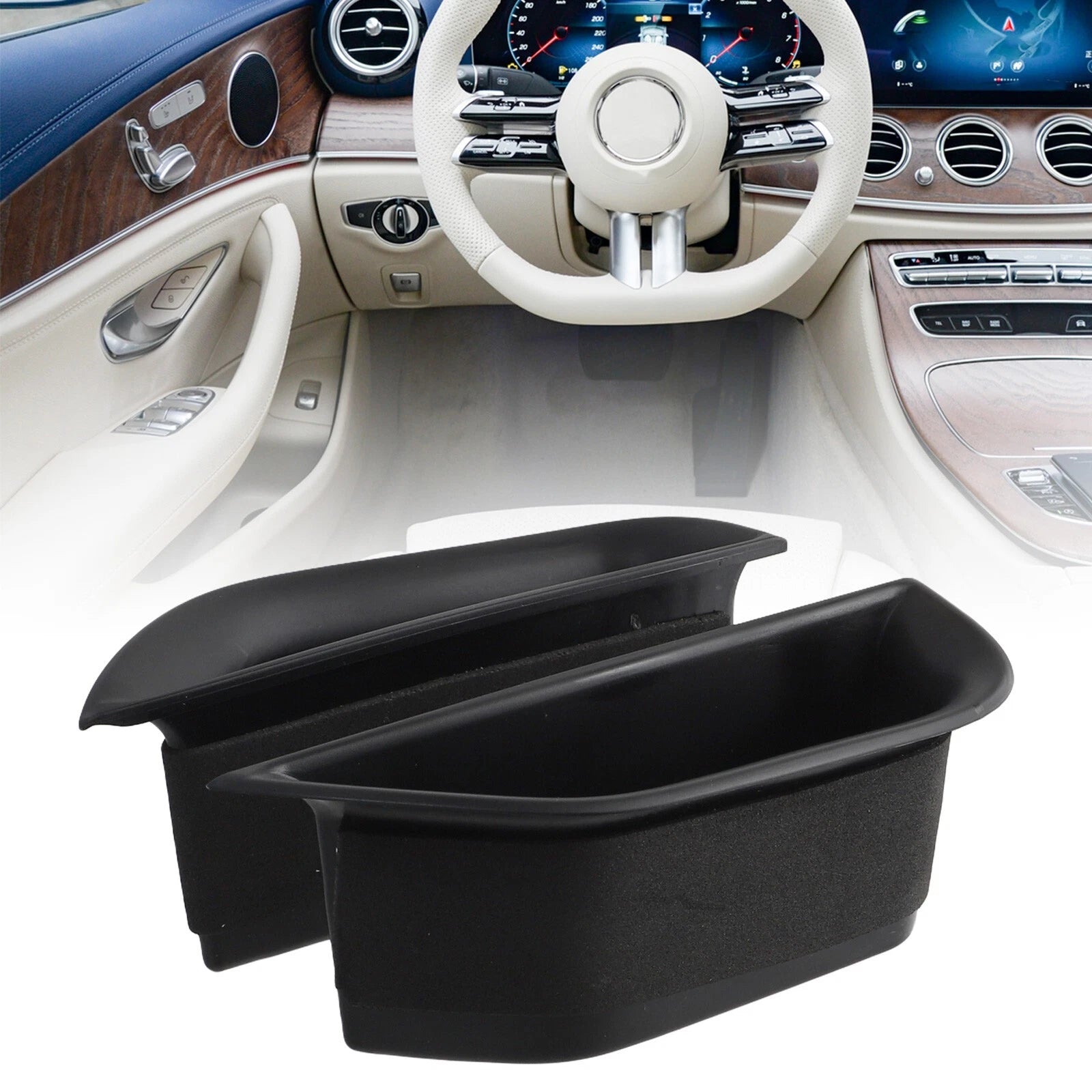 Set of 2 Door Side Storage Boxes for Class W211 (2010–2015)