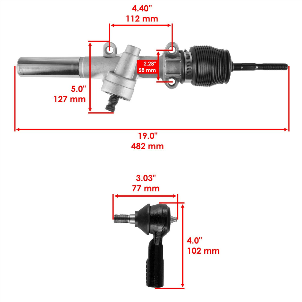 Steering Gear Box Assembly Replacement for EZGO 70964-G01 (2002–2013)