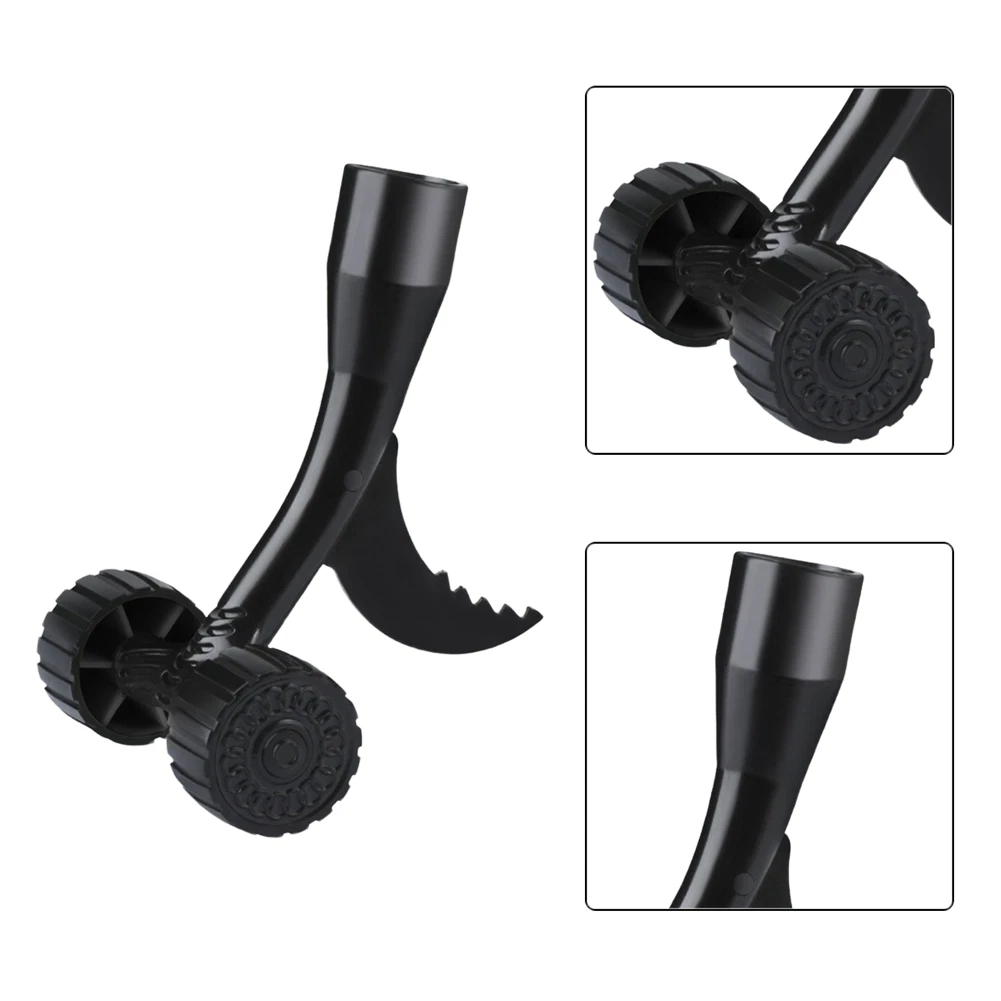 Compact Weeding Tool with Wheels for Easy Garden Care
