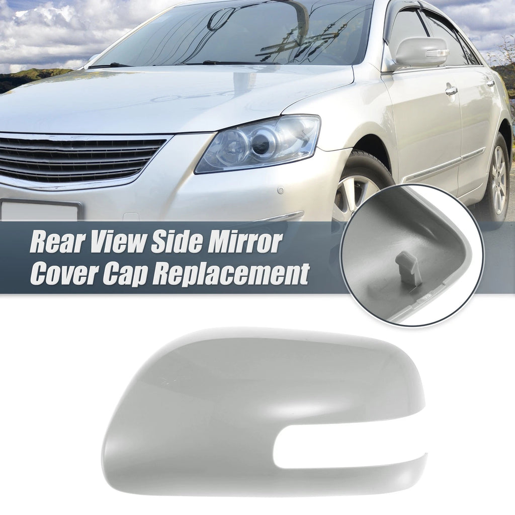 Left Side Door Mirror Cover Caps Replacement Gray for Toyota Camry (2006–2011)