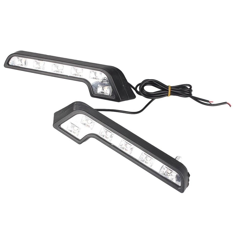 2X 6-LED Daytime Running Lights for Universal Fit (2010–2023)