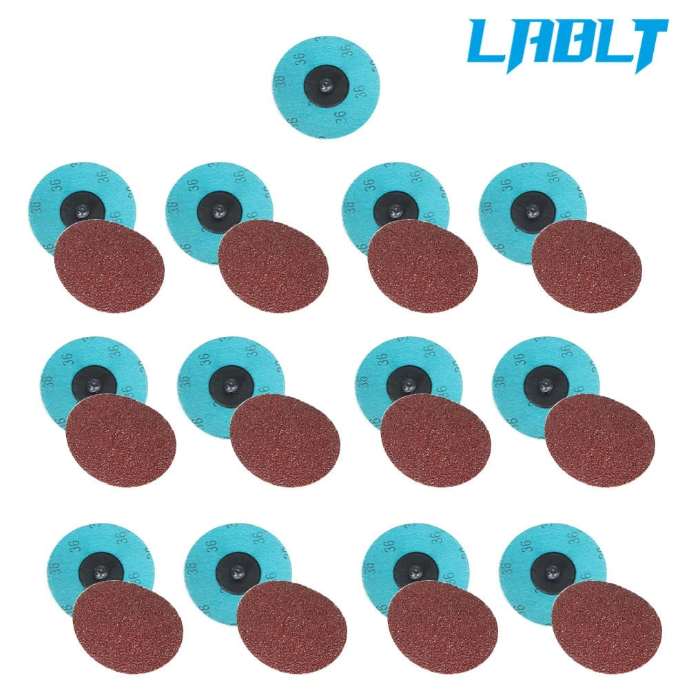 Set of 4 25×3" 36 Grit Aluminum Oxide Grinding Discs for Die Grinder
