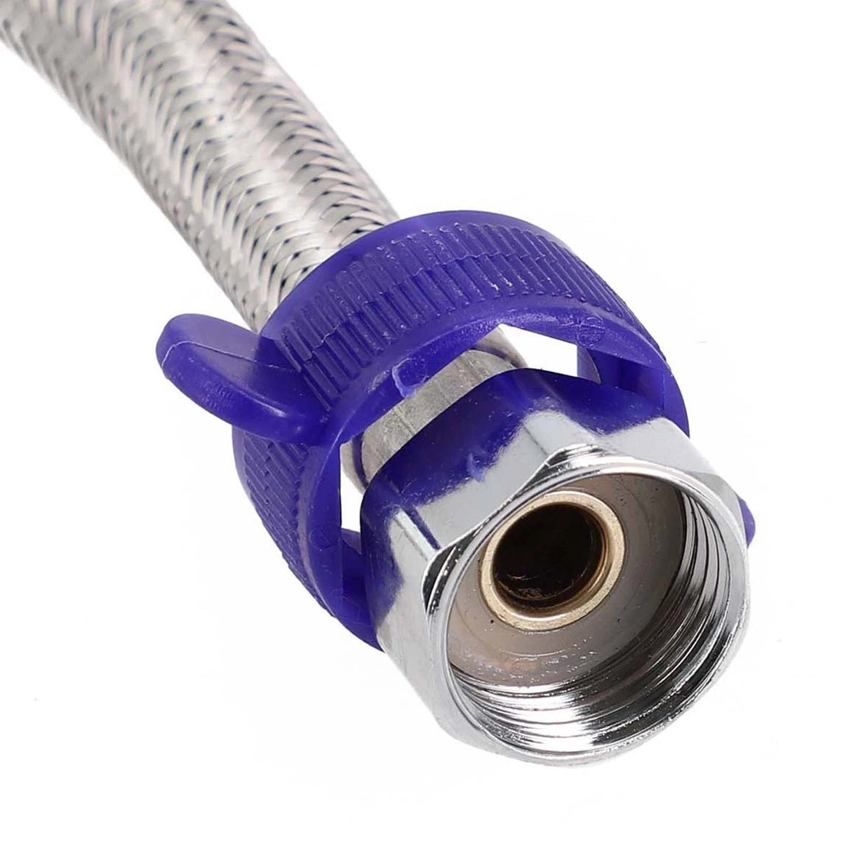 Metal Hose Inlet for Kitchen (30/50cm) - Stainless Steel Silver