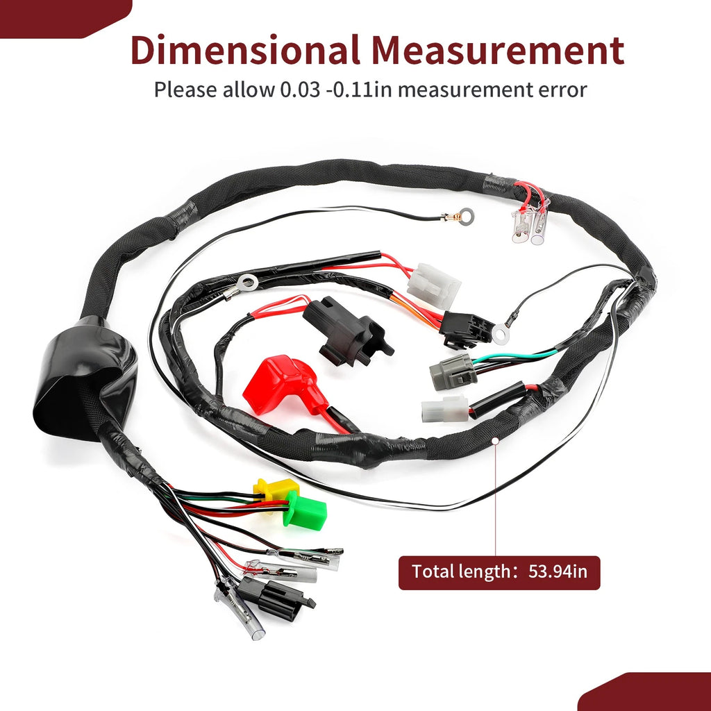 Wiring Harness for Suzuki QuadSport 80 LT80 (1996–2006) 36610-40B20 36610-40B10