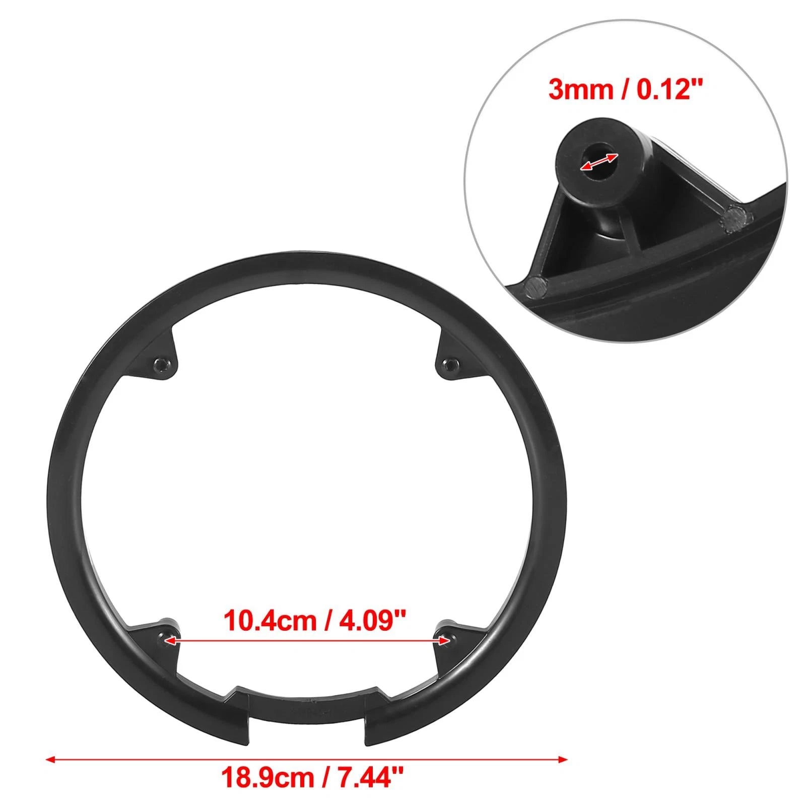 Bicycle Chain Wheel Cover Protector for 42T Crankset 4 Hole (10.4cm)