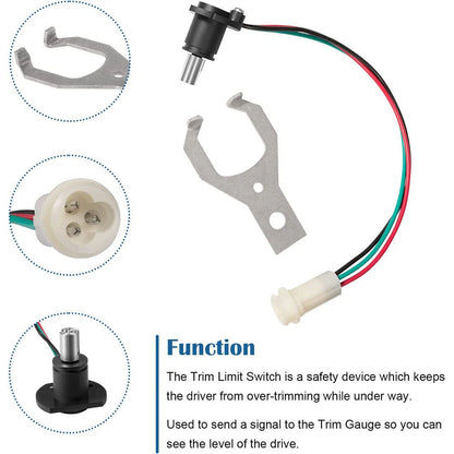 Potentiometer Trim Tilt Sender Sensor Set for Volvo Penta 290 (1986–1996)