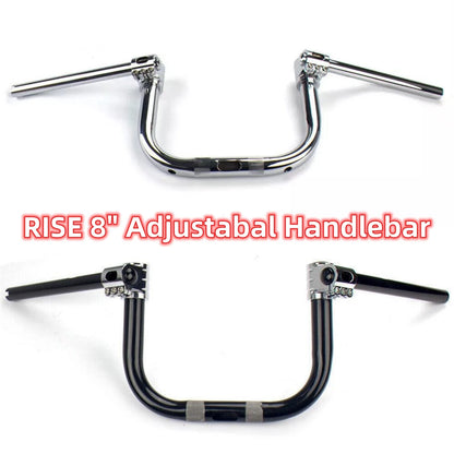 1.25" Adjustable 8" Rise Handlebar for Harley Road King FLFB FLSL FXBR (2018–Present)