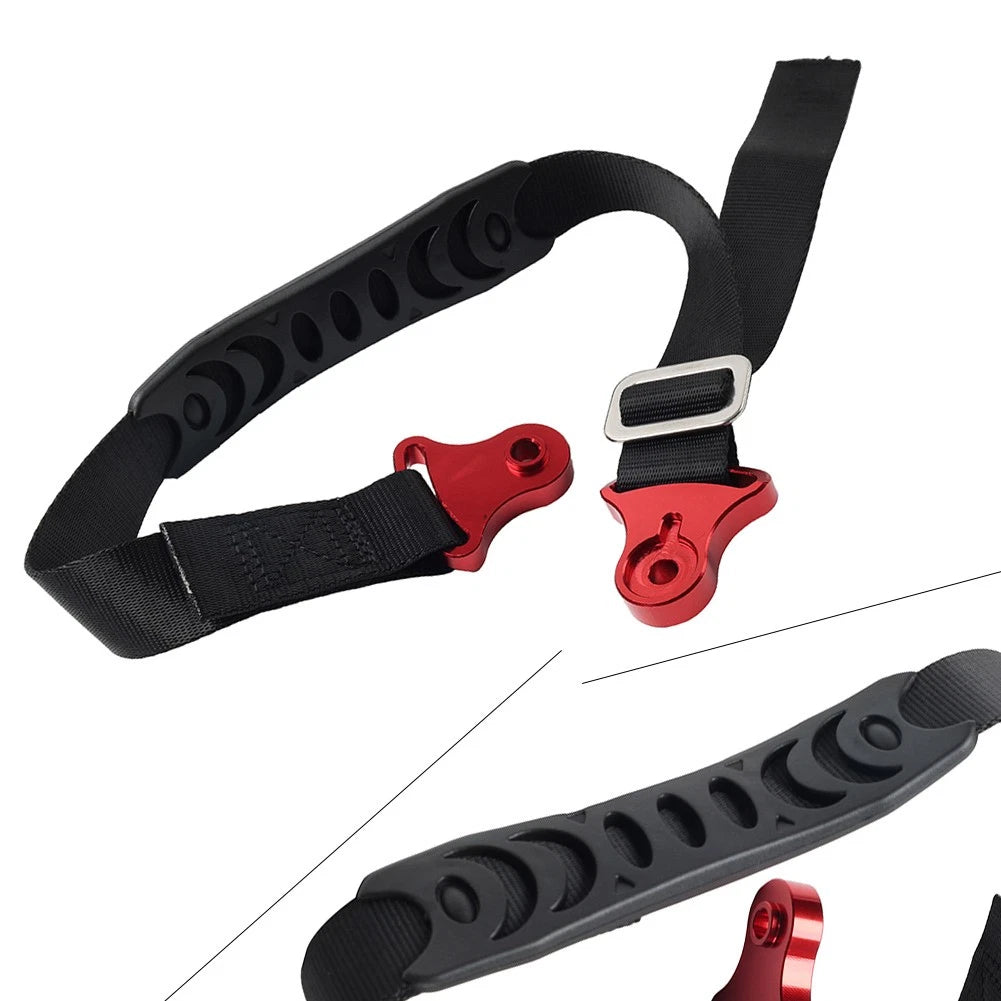 Adjustable Fork Rear Seat Rescue Strap Sling Pull Belt for Motorcycle