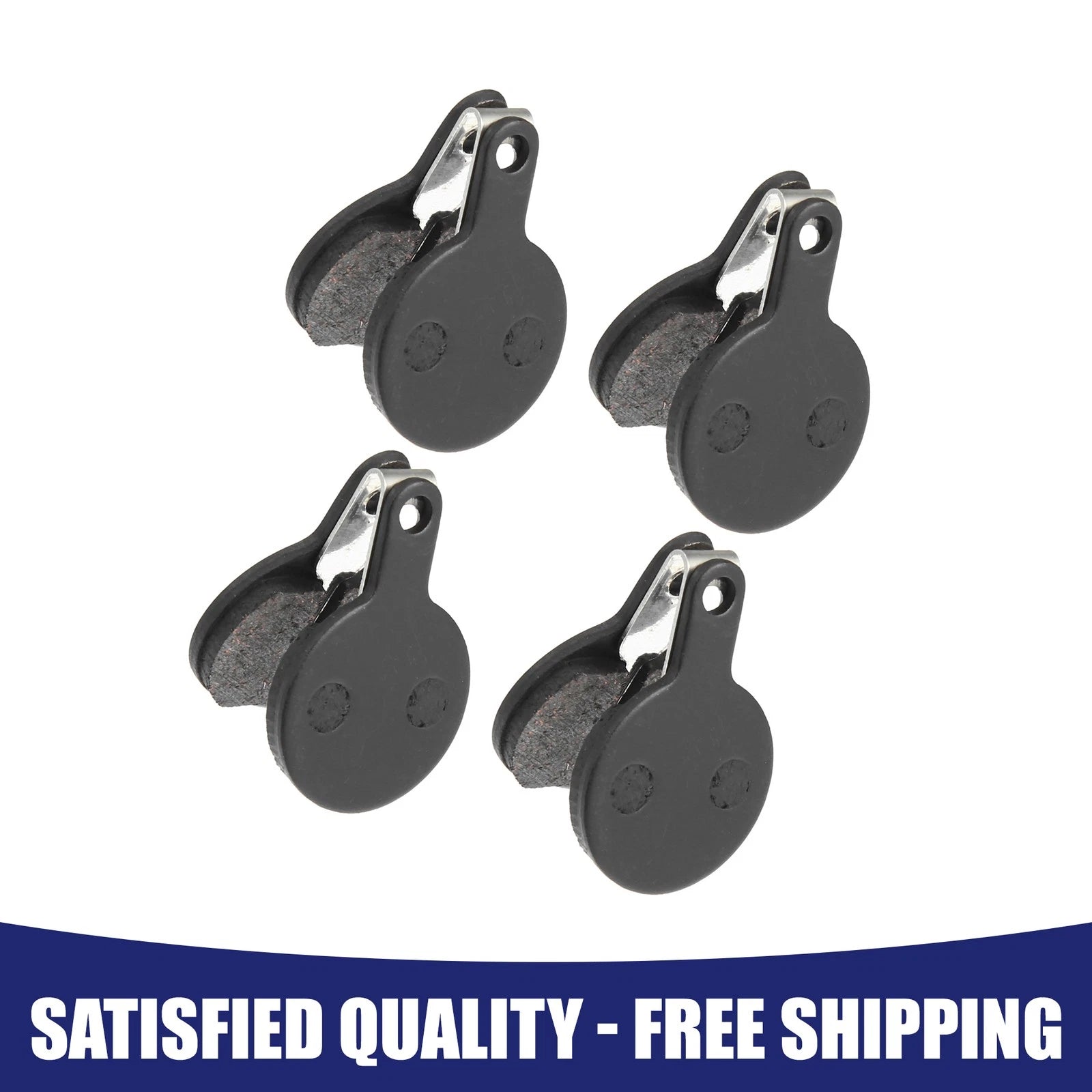 Brake Pads Semi Metallic Replacement Set with Springs for Tektro (1-4)