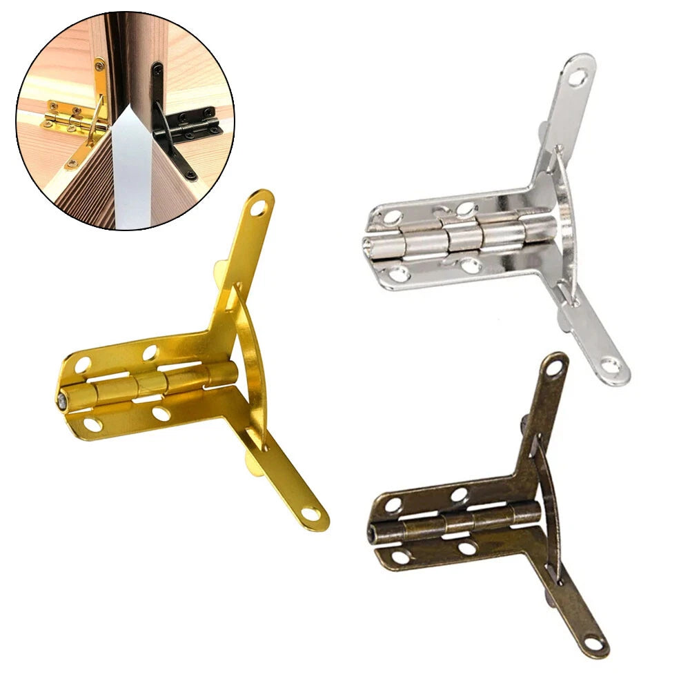 8Pcs Wood Lid Support Spring Hinge for Jewelry Chest Wine Box