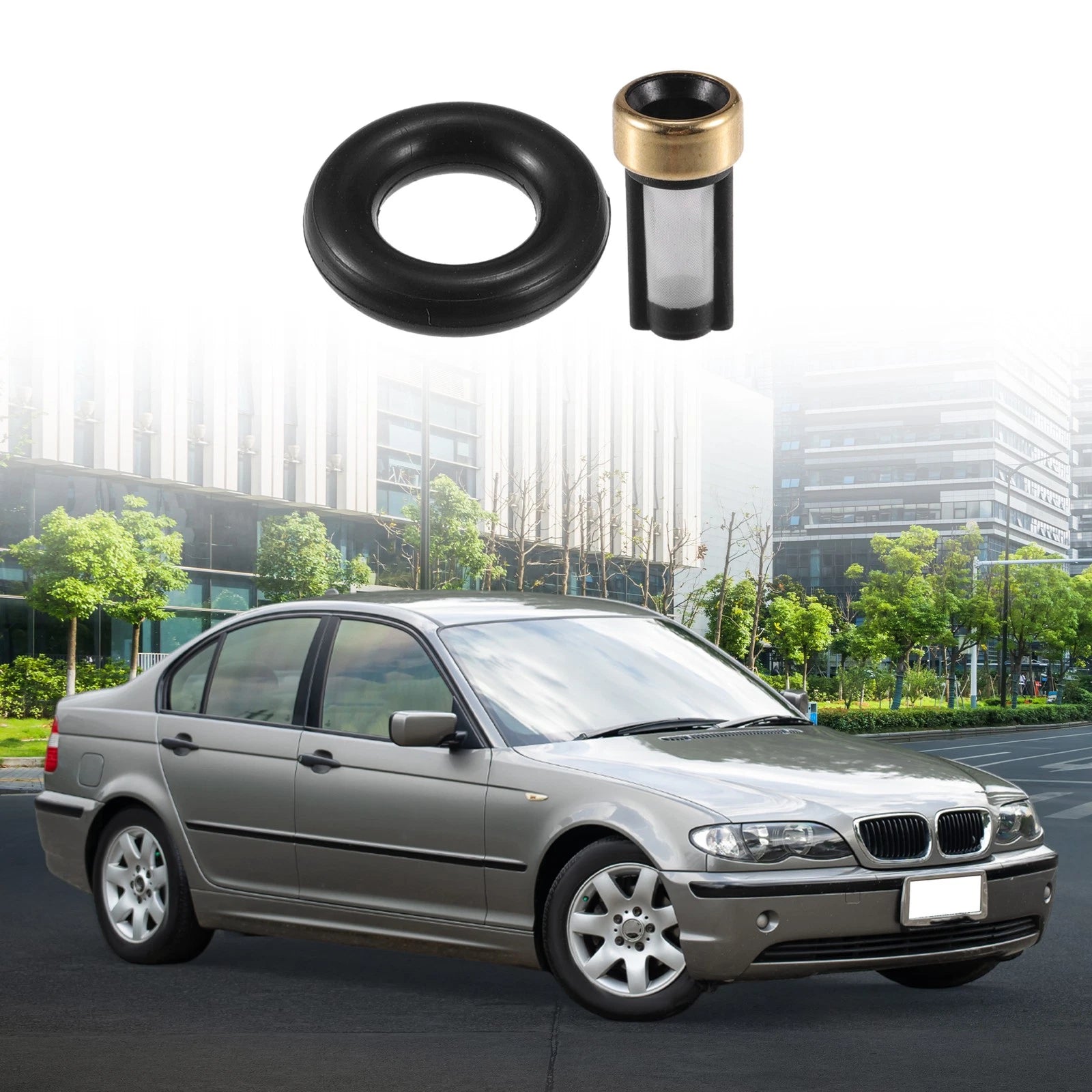 Fuel Injector Seal O Ring Replacement for BMW 3.0L L6 (2001–2006) 4 Sets