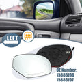 Passenger Right Side Heated Mirror Glass Replacement for Chevy Silverado (2007–2013)