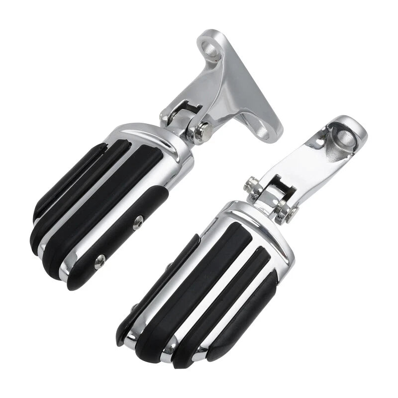 Chrome Passenger Footpeg Pegs Mount for Harley Street Road Glide (1993–2025)
