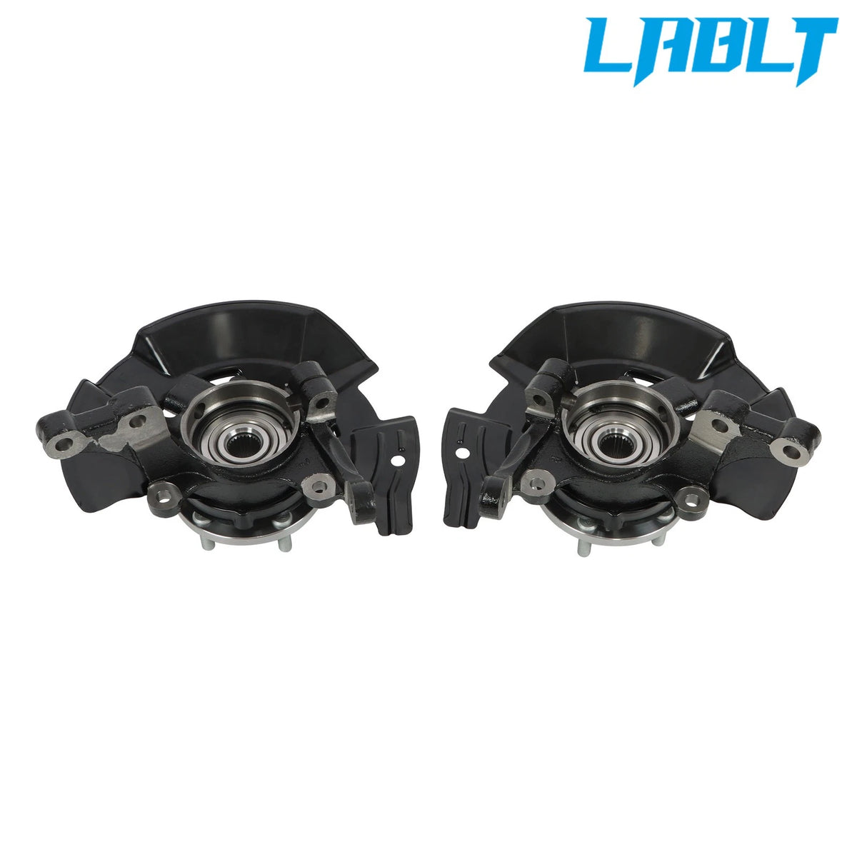 2X Front Steering Knuckle & Wheel Bearing Hub Assembly for Hyundai Sonata (2011–2013)