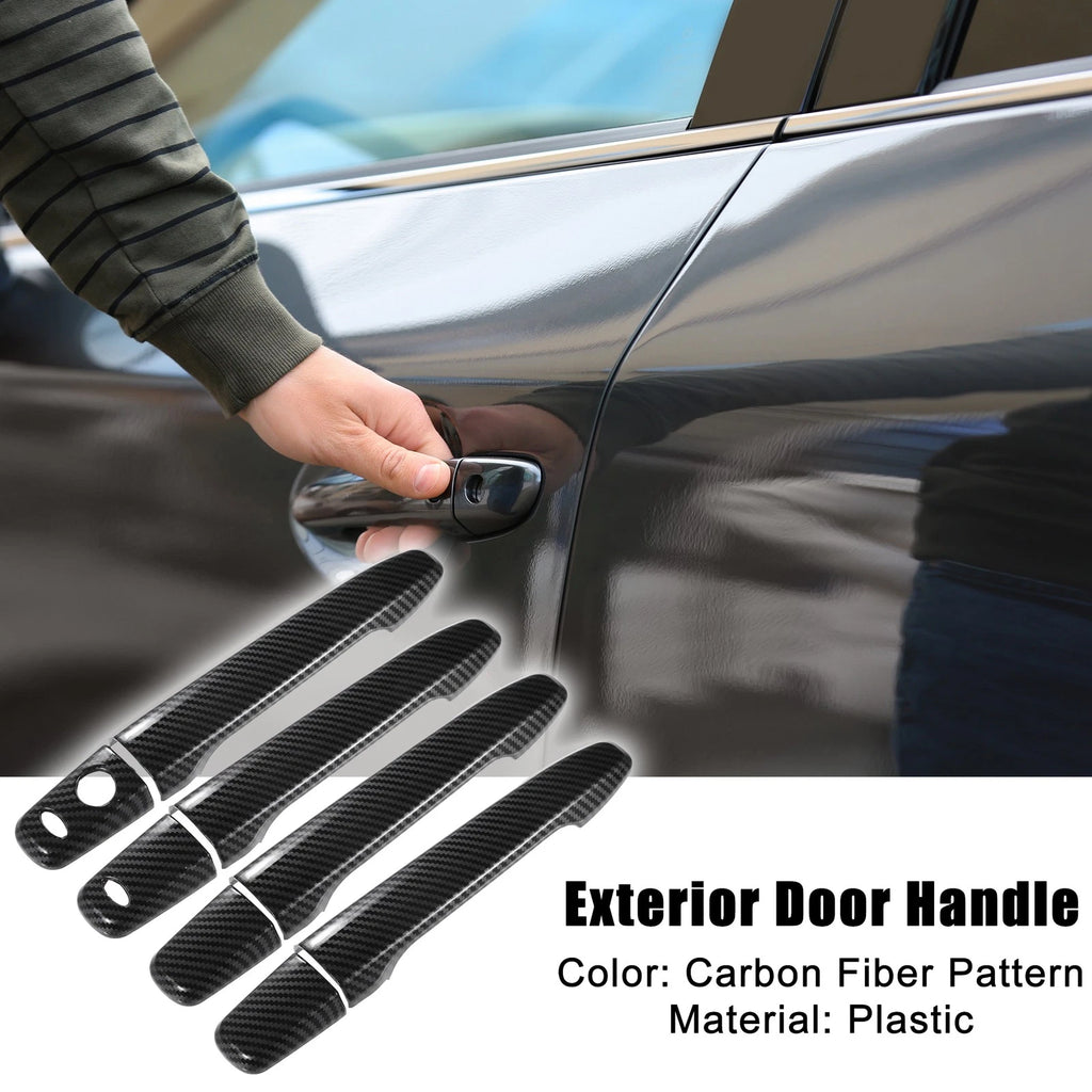 Door Handle Cover Replacement for Mitsubishi Outlander Carbon Fiber Pattern (2014–2021)