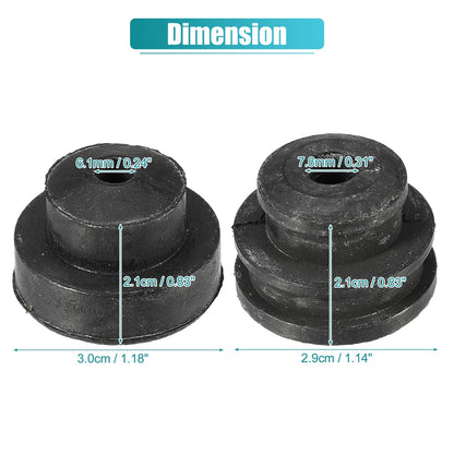 Set of 4 Rubber Pads for Honda Condenser