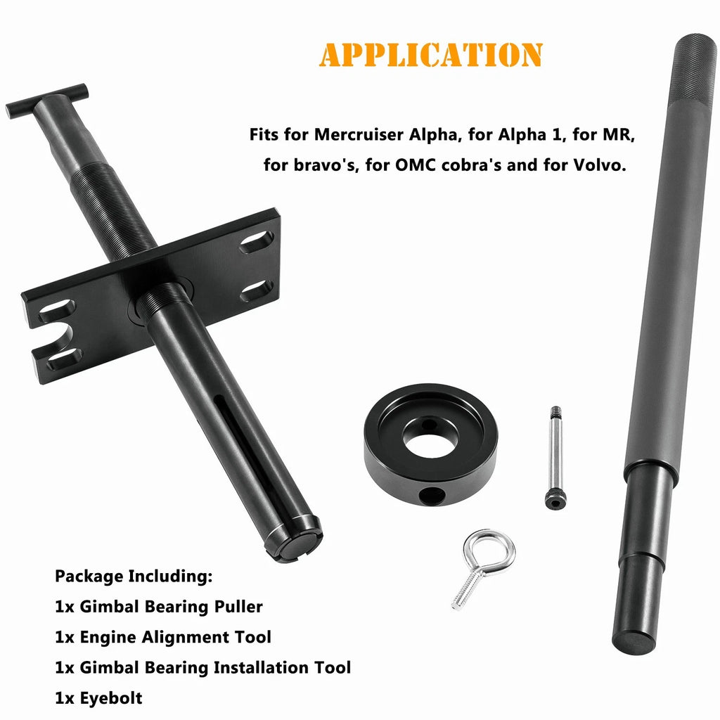 Gimbal Bearing Puller & Alignment Tool for Mercruiser Alpha Bravo OMC & Volvo