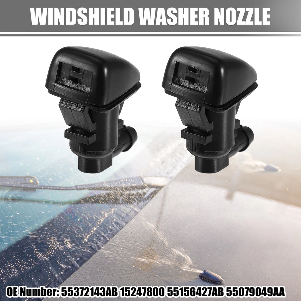 Windshield Washer Nozzles Wiper Spray Kit for Jeep Grand Cherokee (2005–2016)