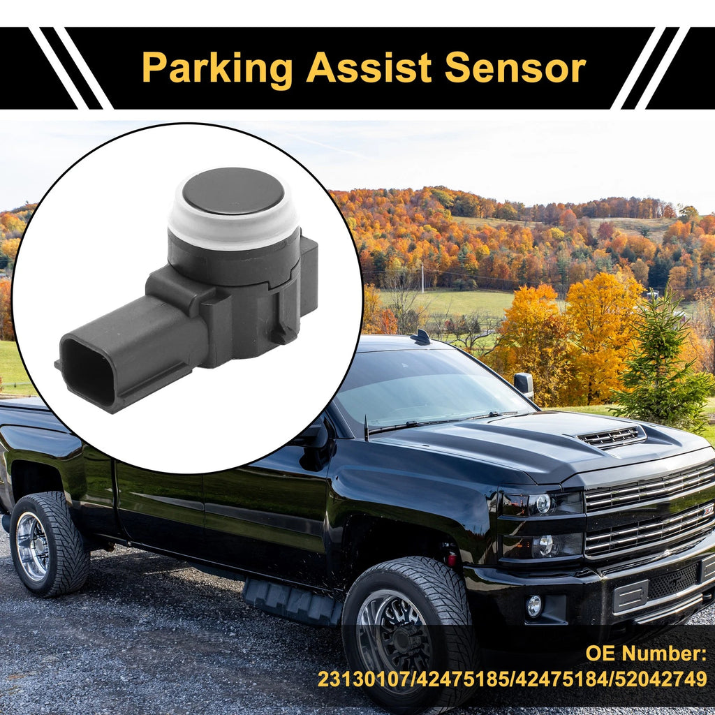 4 Pcs Bumper Reverse Parking Sensor Replacement for Chevrolet Silverado (2007–2013)