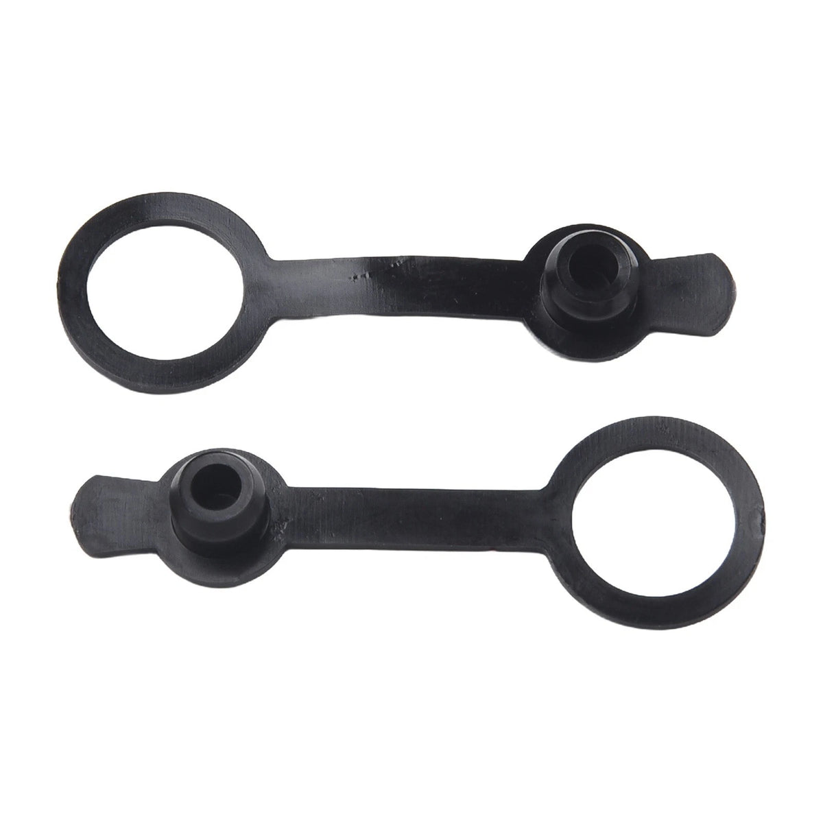Waterproof Protective Cover for DC Power Socket 5.5x2.5mm Black Plastic