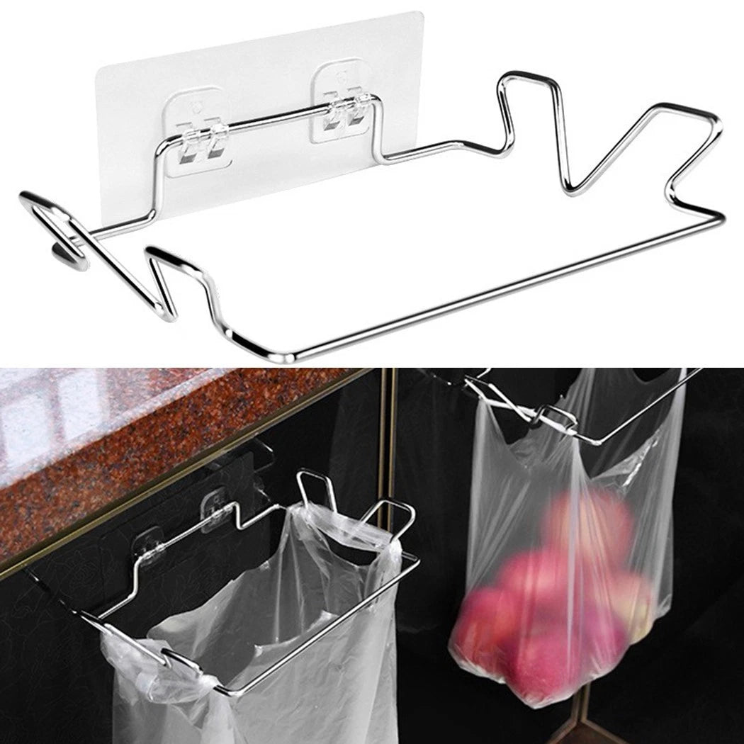Over Door Plastic Bag Holder for Cupboards
