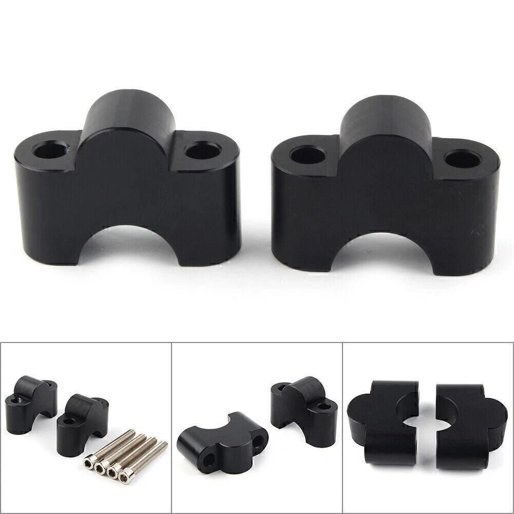 1 1/8" Handlebar Clamp Adaptor for Scrambler EFI (Black)