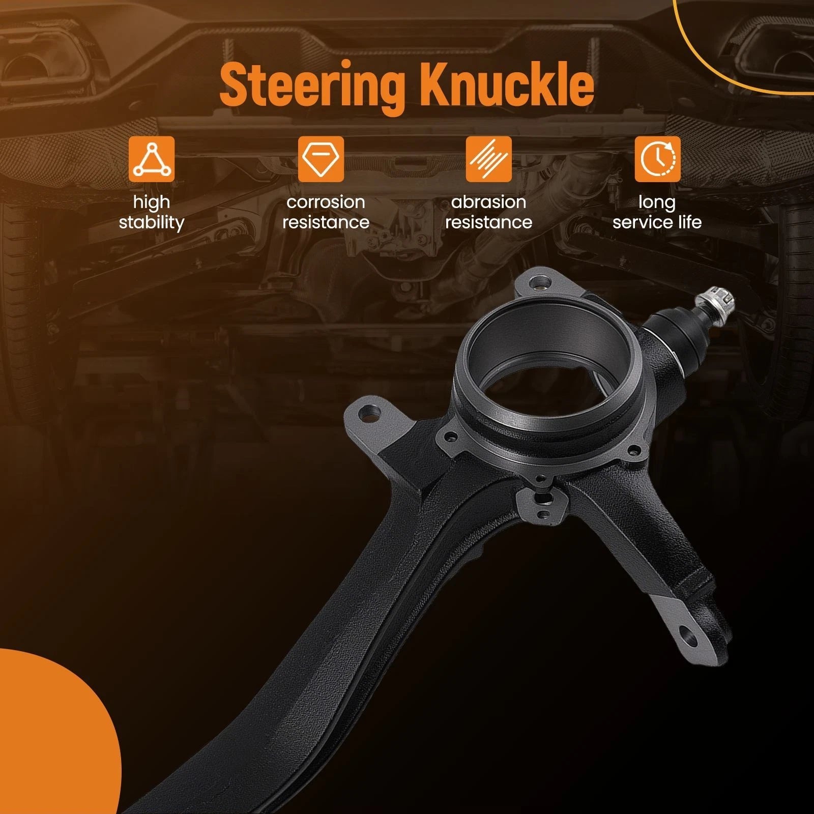 Front Steering Knuckle Set for Honda Accord 2003–2007 (51210SDAA01)