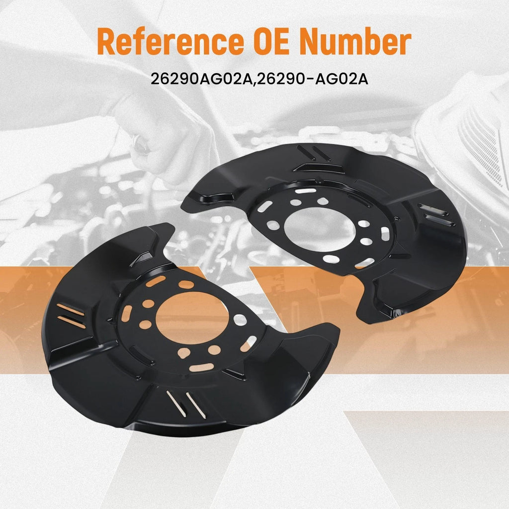 Brake Dust Shield Pair for Subaru Legacy (2005–2014)