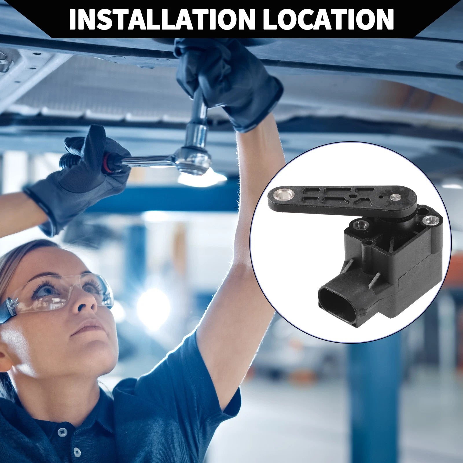 Suspension Ride Height Level Sensor Replacement for BMW 325Ci Front (2006–2007)