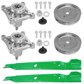 Spindle Blade and Pulley Replacement for Husqvarna YTH130 (2017–2018)