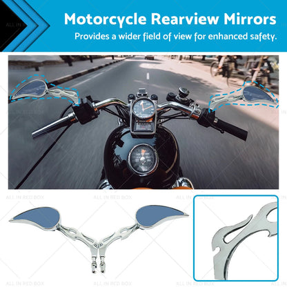 Rearview Mirrors for Harley Davidson Street Glide Dyna