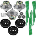 Deck Spindle Assembly w Pulley for John Deere X324 X340 X500 X520 (48")