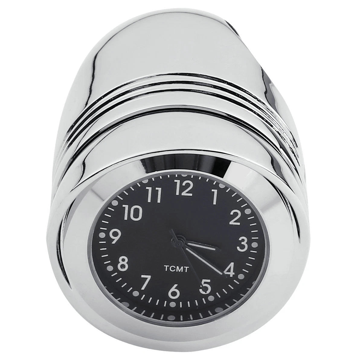 Chrome Handlebar Mount Clamp Clock for Harley Dyna (1 1/4")