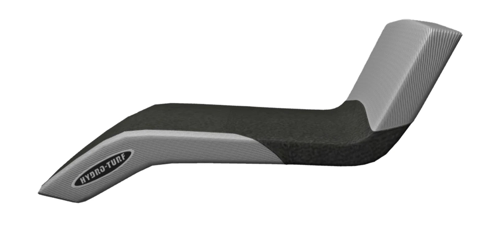 Seat Cover for Kawasaki X2 650 (1996–2004) Black Vinyl/Silver Carbon Fiber