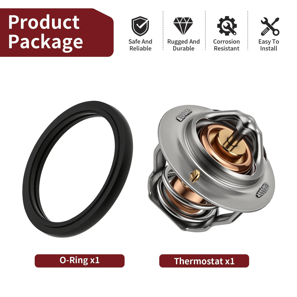 Thermostat w/O-Ring 17670-06G51 for Suzuki SV650 SV650S SV1000 SV1000S (2003–2007)