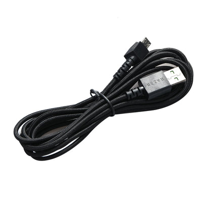 2m Micro USB Charging Cable for Razer Mamba Wireless Mouse (2015–2023)