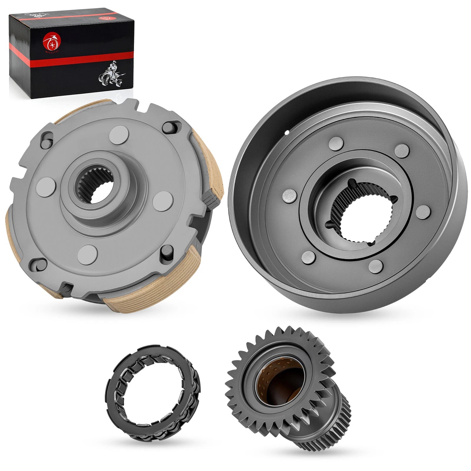 Wet Clutch Carrier Shoes Bearing Drive Gear for Honda Rancher 420 (2007–2023)