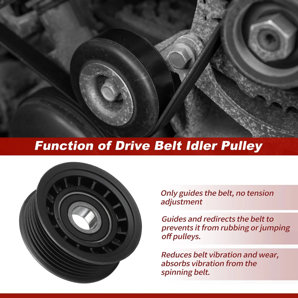 Accessory Drive Belt Idler Pulley Replacement for Chevrolet Silverado (1999–2006)