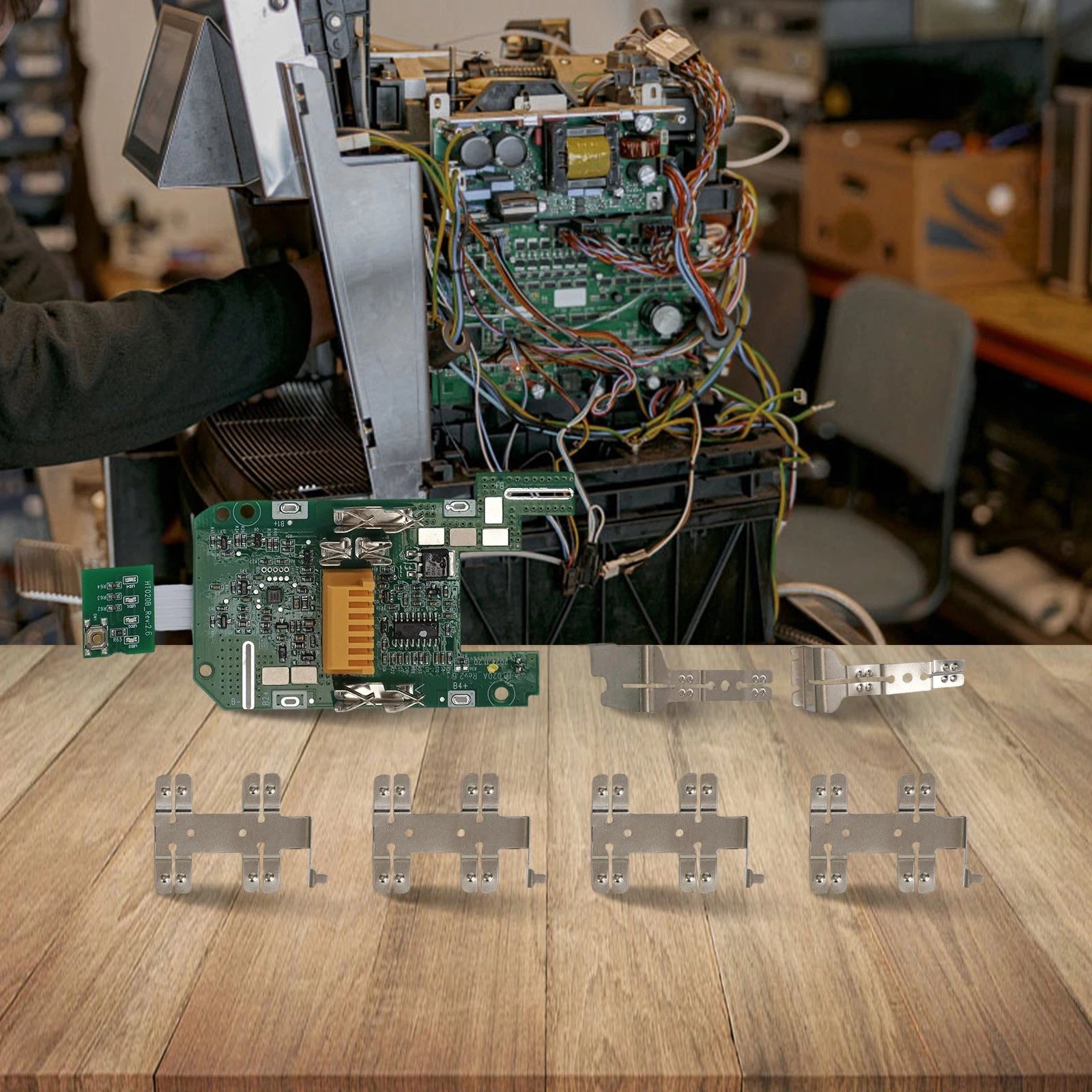 Circuit Board for BL1830B Lithium Batteries