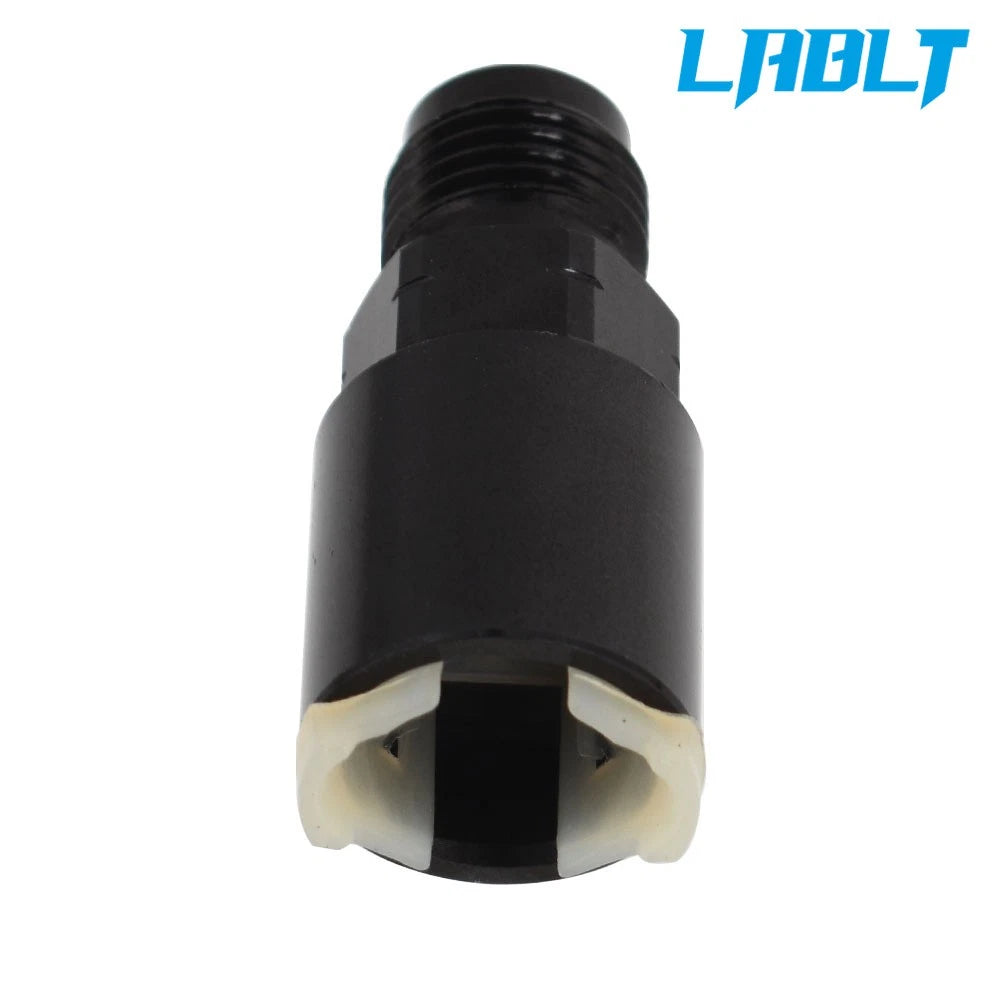 6AN Black Fuel Adapter Fitting for GM Quick Connect LS (with Clip)
