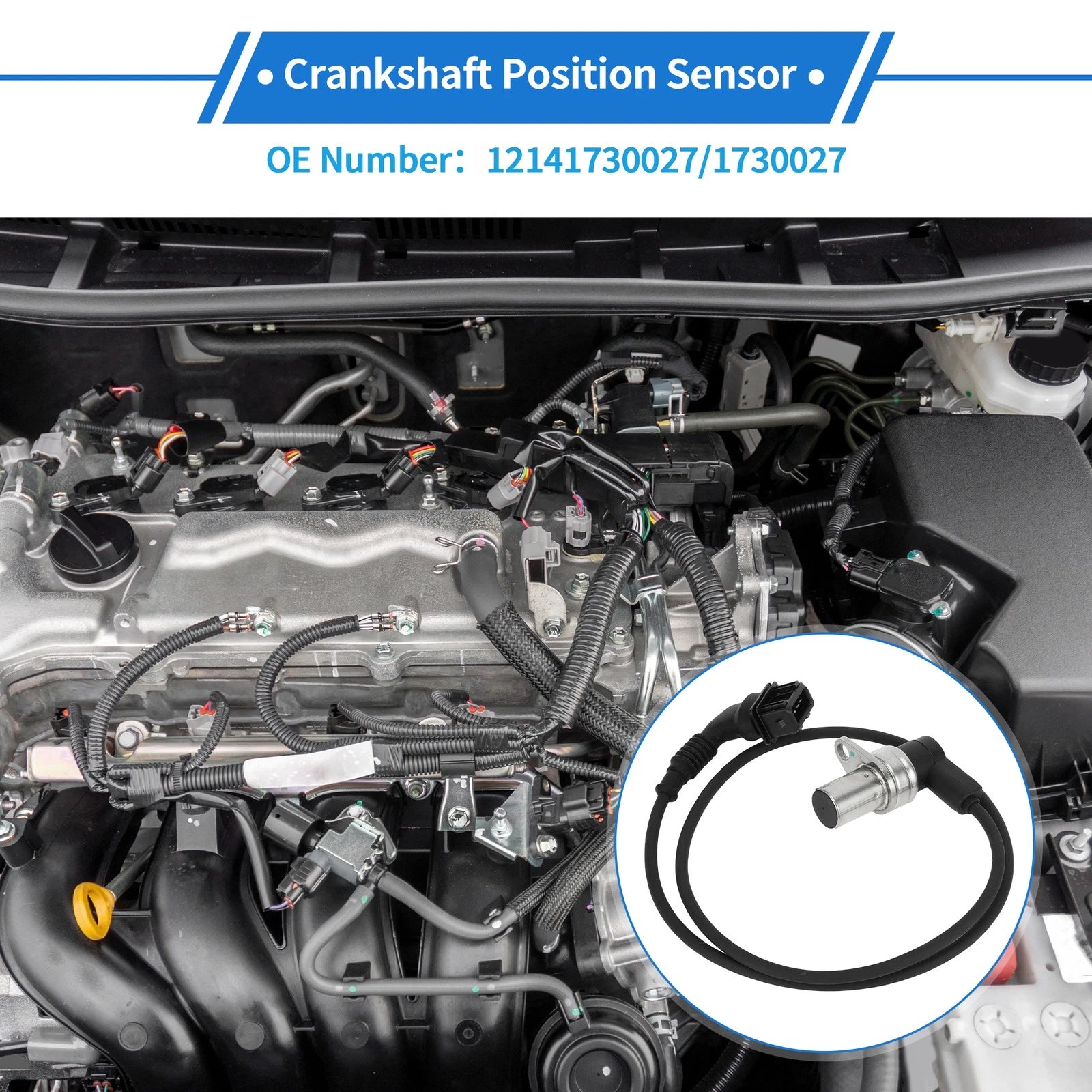 Crankshaft Position Sensor for BMW 3 Saloon E36 320i 1991-1998
