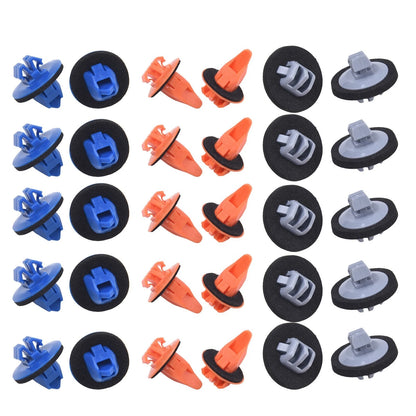 Set of 30 Moulding Clips for Toyota Car Doors