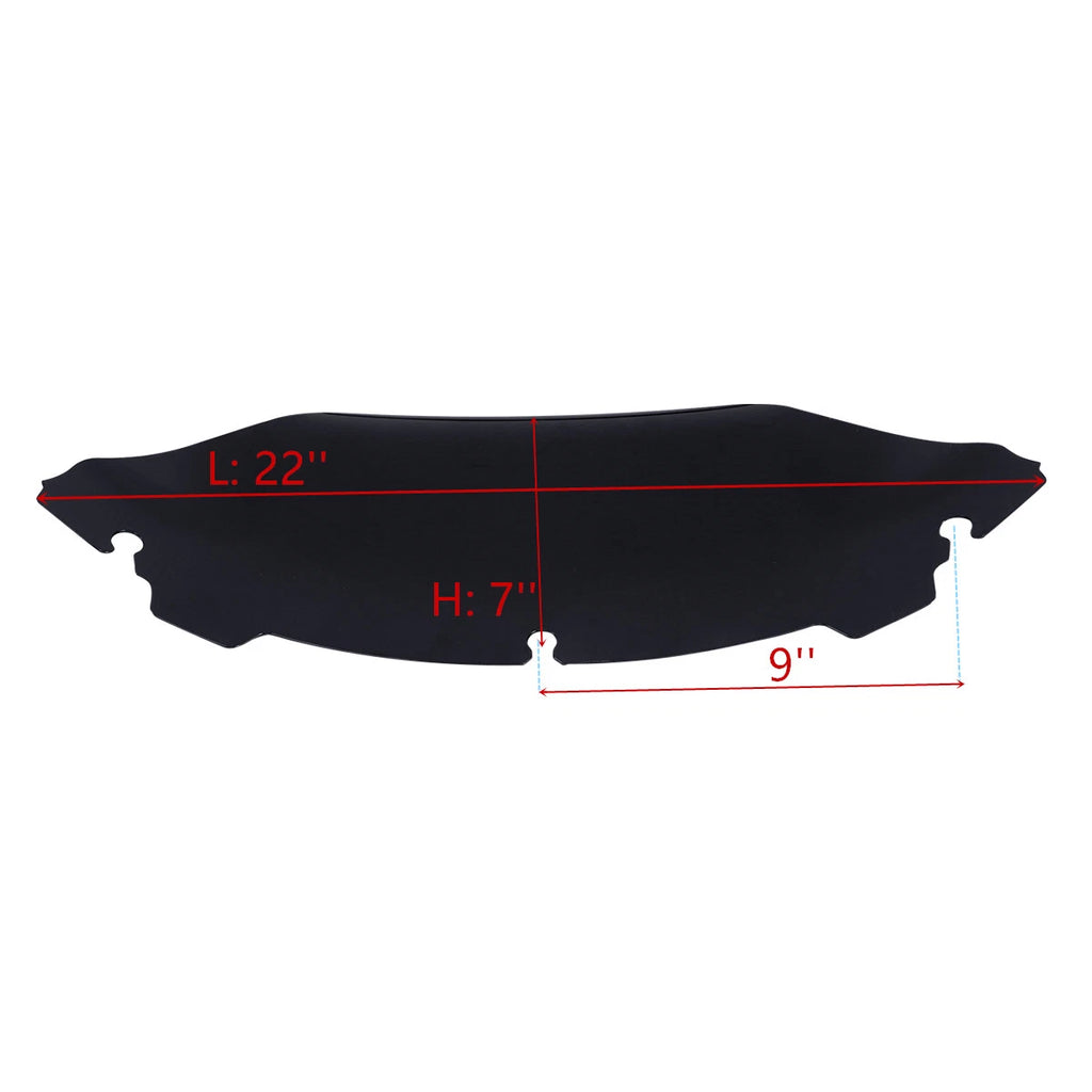 5" 7" 10.5" Front Windshield for Harley Tri Street Electra Glide (2014–2024)
