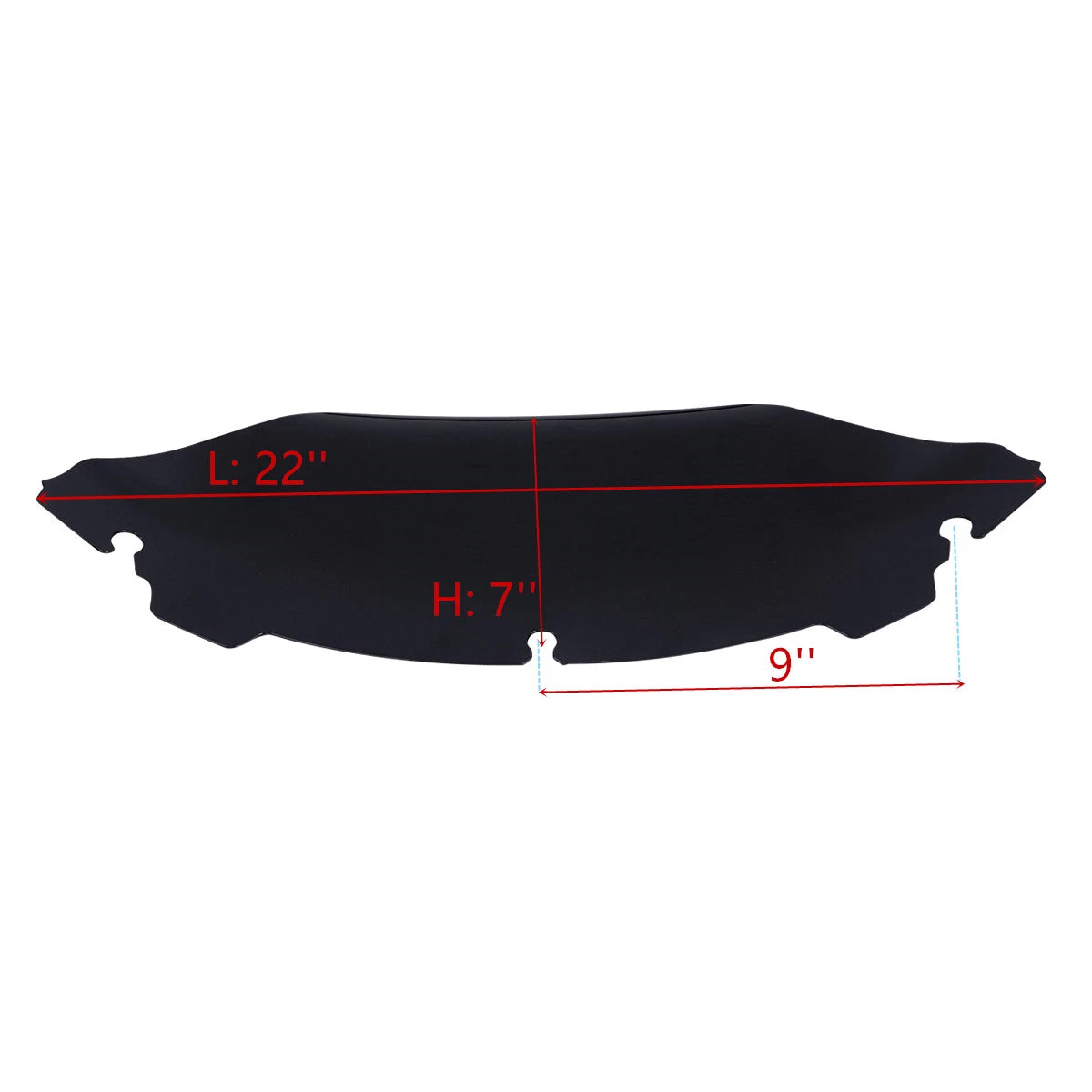 5" 7" 10.5" Front Windshield for Harley Tri Street Electra Glide (2014–2024)