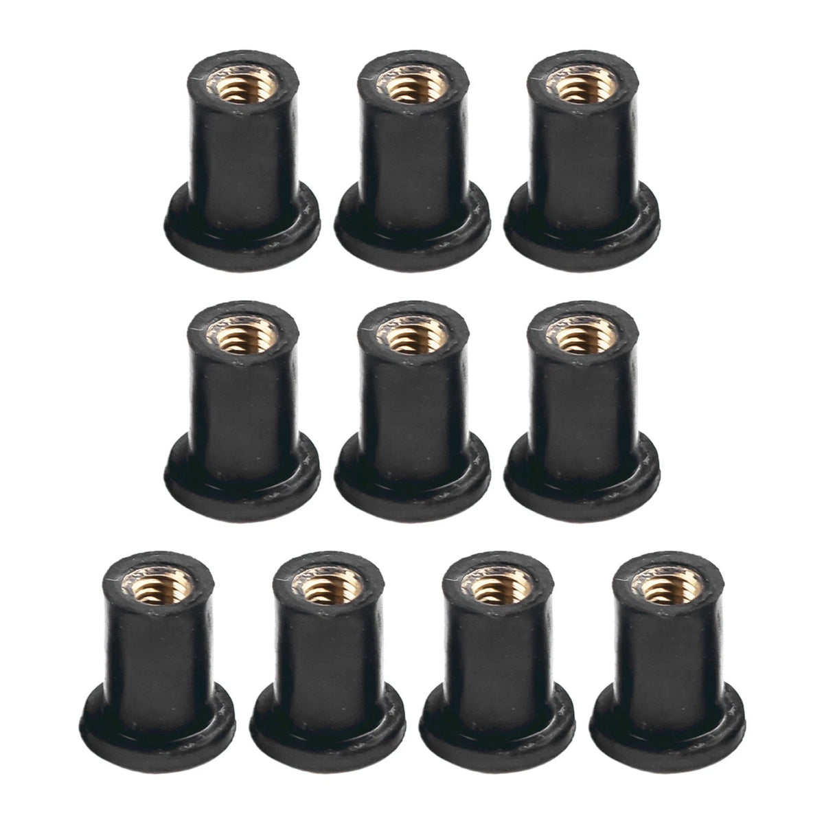 Nuts Fairing Screws for ATV Motorcycle Neoprene