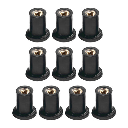 Nuts Fairing Screws for ATV Motorcycle Neoprene