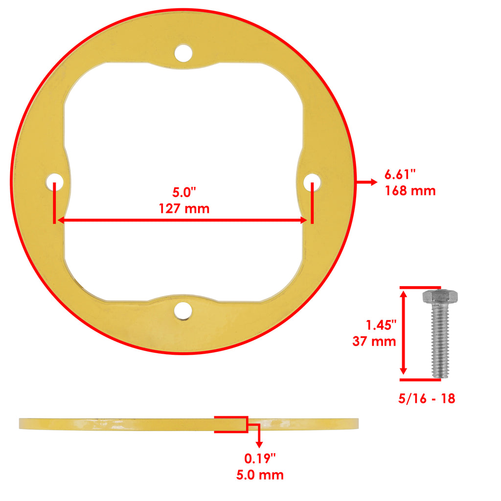 Deck Spindle Reinforcement Ring for MTD Cub Cadet 61806980 (2005–2005)