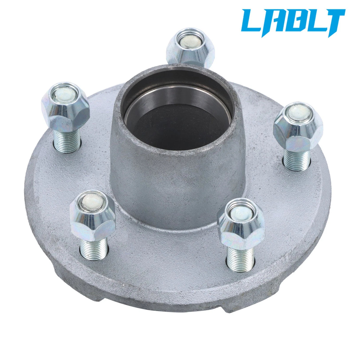 Set of 2 Trailer Hub Bearing Kit 5 Lug 5 on 4.5" for 2000 lbs Spindle