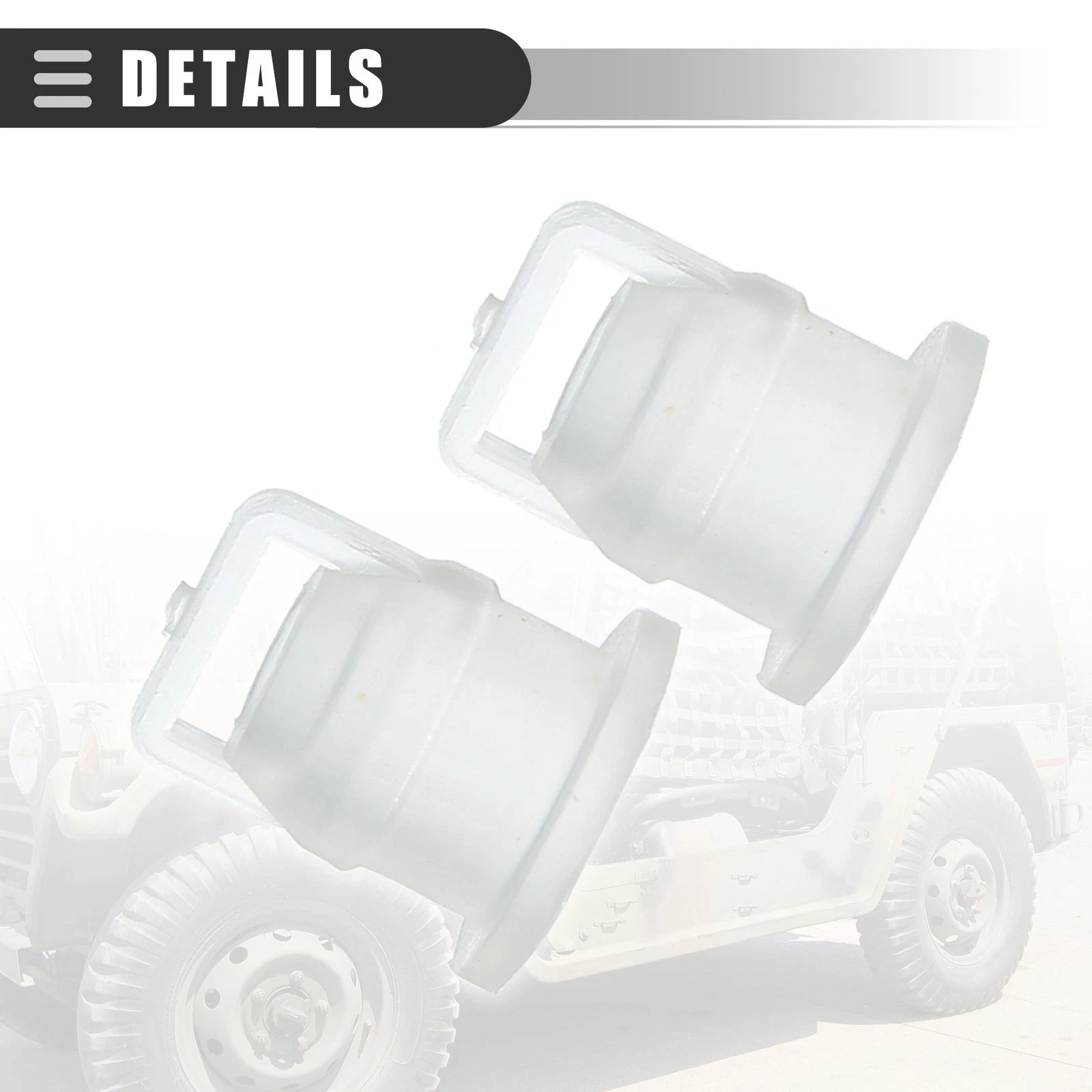 Transfer Case Cable Bushing Replacement 2 Pack for Jeep Wrangler (2007–2018)